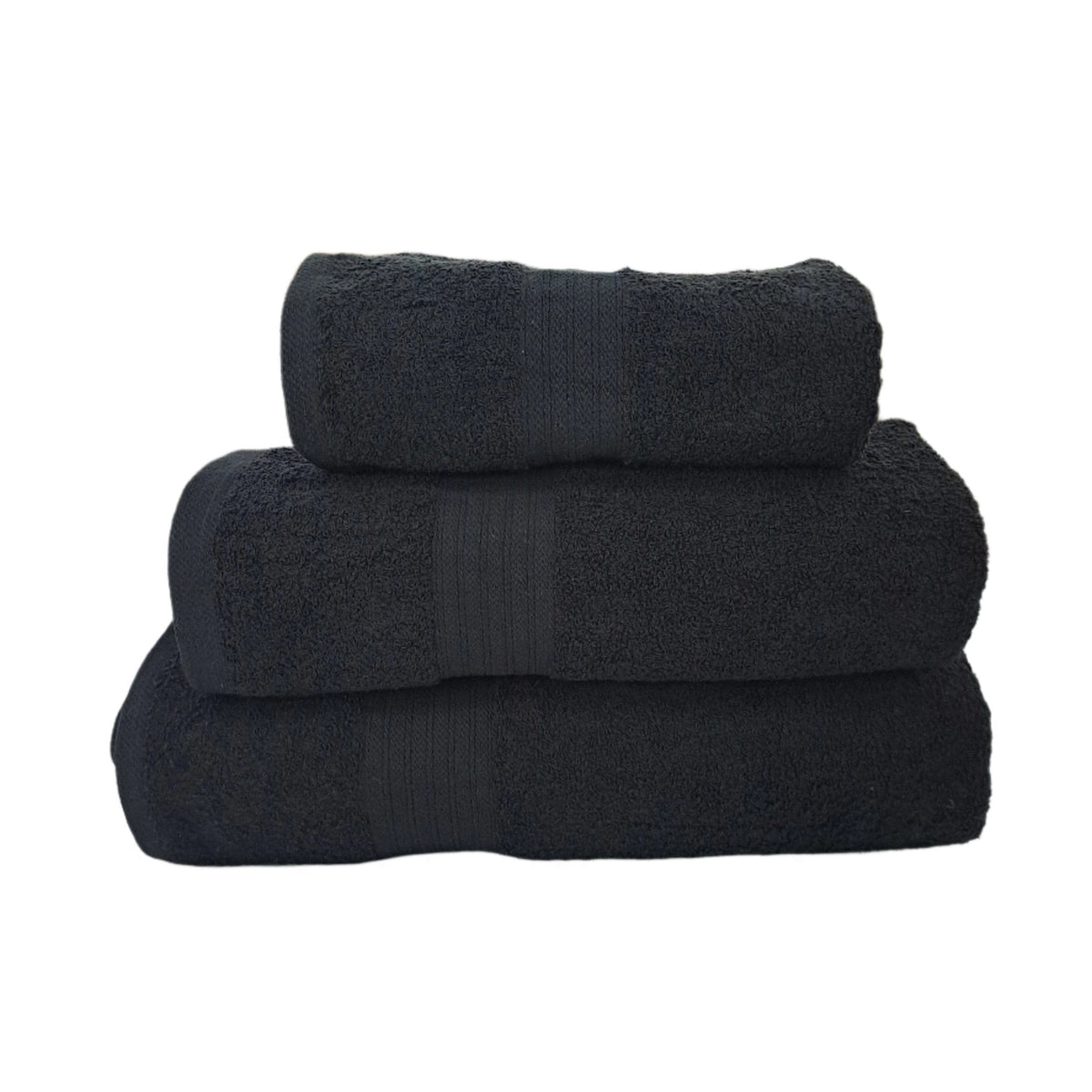 Bristol Towel Face Cloth 30x30 Bristol Egyptian Towel 440gsm Black (7806998511705)
