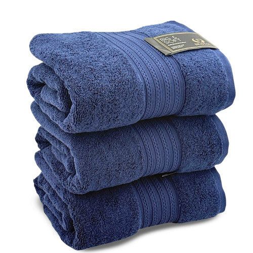 Bristol Towel Face Cloth 30x30 Navy Blue Bristol Big & Soft Towel Navy Blue 600GSM