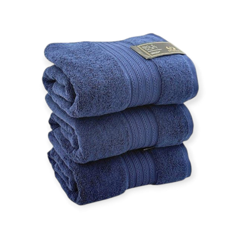 Bristol Big & Soft Towel Navy Blue 600GSM