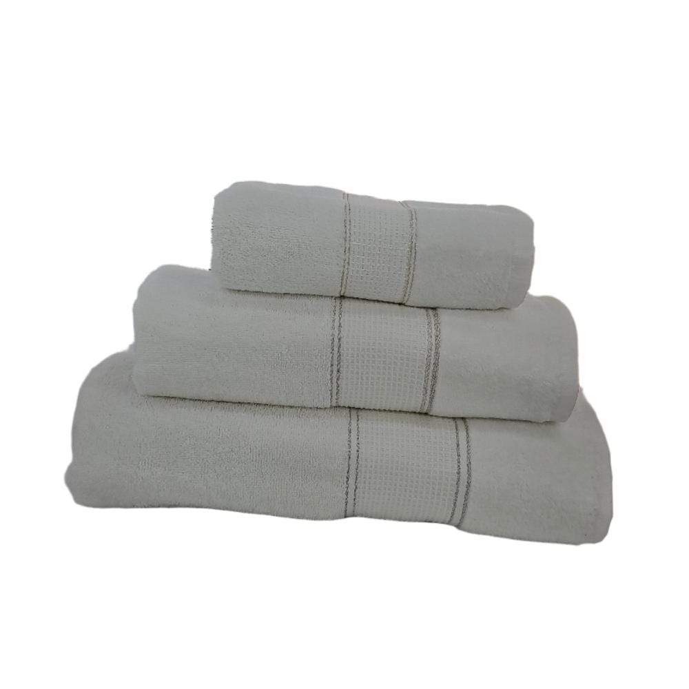 Bristol Towel Guest Towel 30x50 Bristol Lurex Towels White