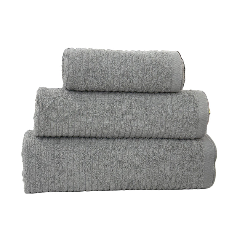 Bristol Towel Hand Towel 50x90cm Bristol Quick Dry Towel Silver 450gsm