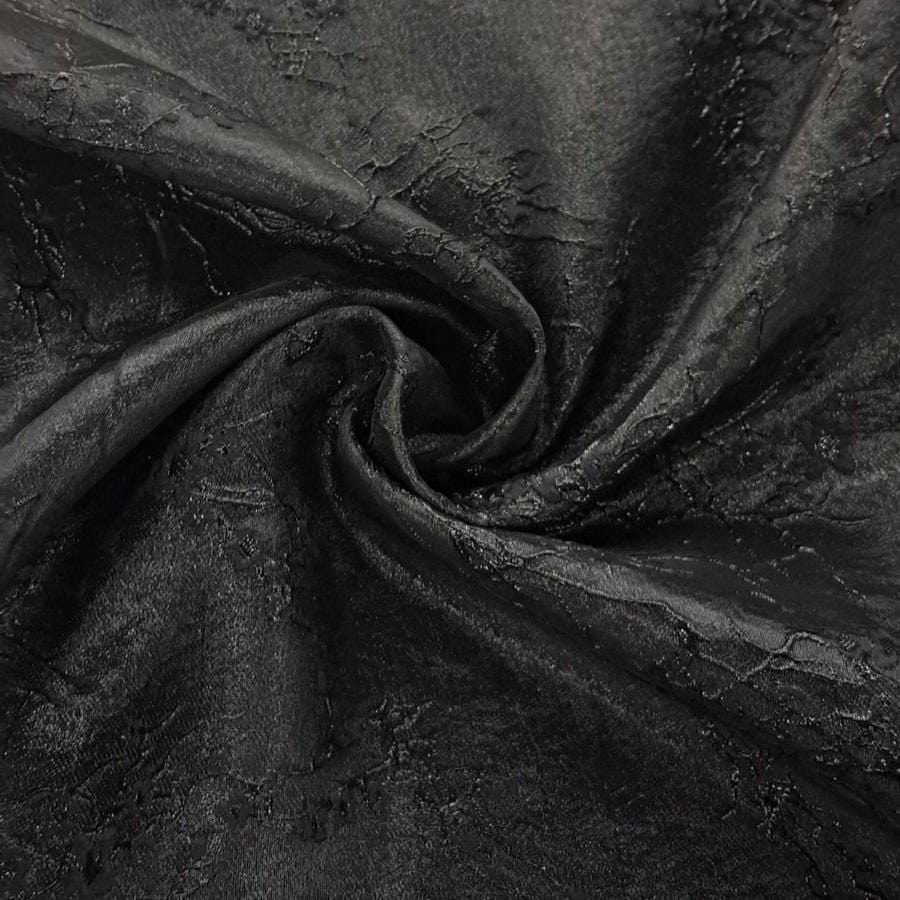 BROCADE Dress Fabrics Black Brocade 150cm (7820579766361)