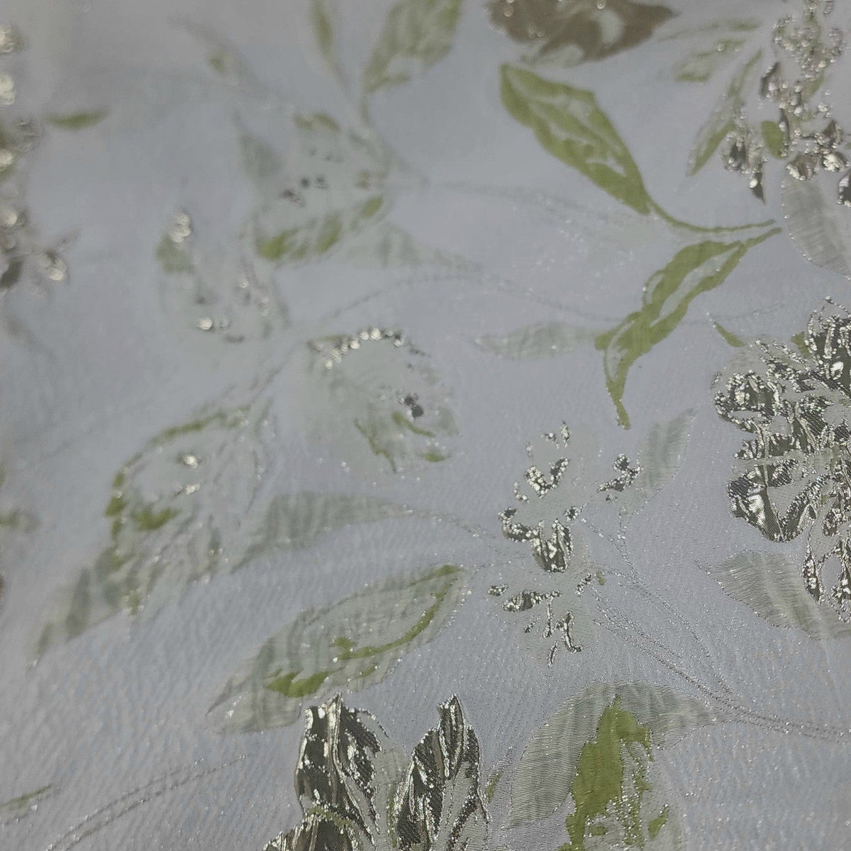 BROCADE Dress Fabrics Brocade Fabric 150cm Lime (7419199160409)