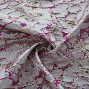BROCADE Dress Fabrics Cerise Brocade 150cm (7810334261337)