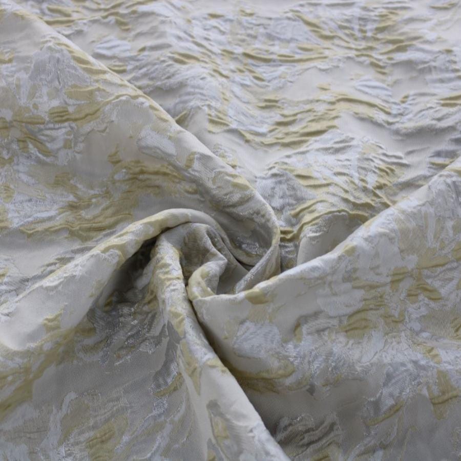 BROCADE Dress Fabrics Cream Brocade 150cm (7810339405913)