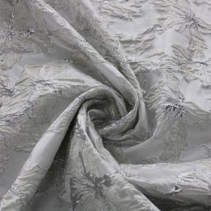 BROCADE Dress Fabrics Ivory Brocade 150cm (7810329903193)