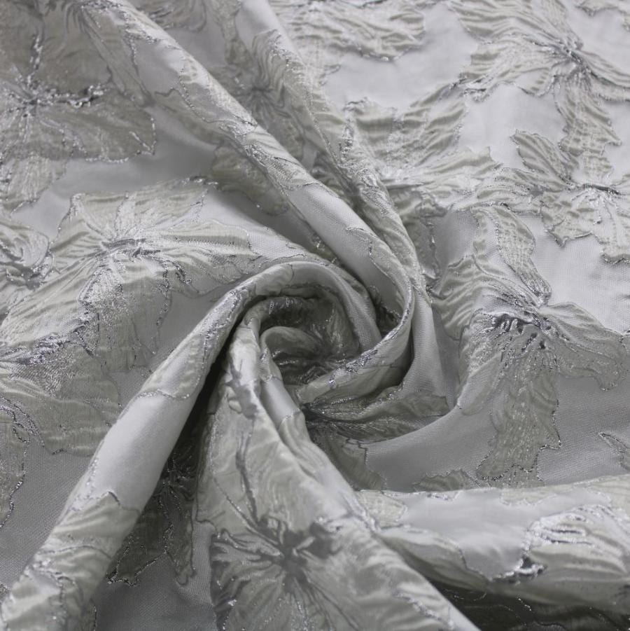 BROCADE Dress Fabrics Ivory Brocade 150cm (7810329903193)