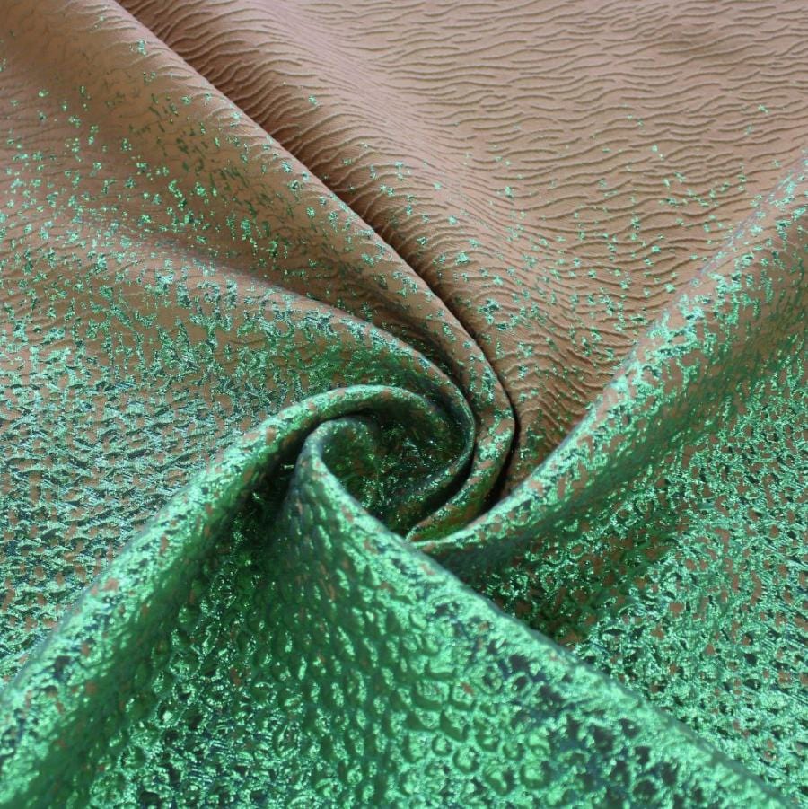 BROCADE Dress Fabrics Lime Ombre Brocade 150cm (7813650382937)