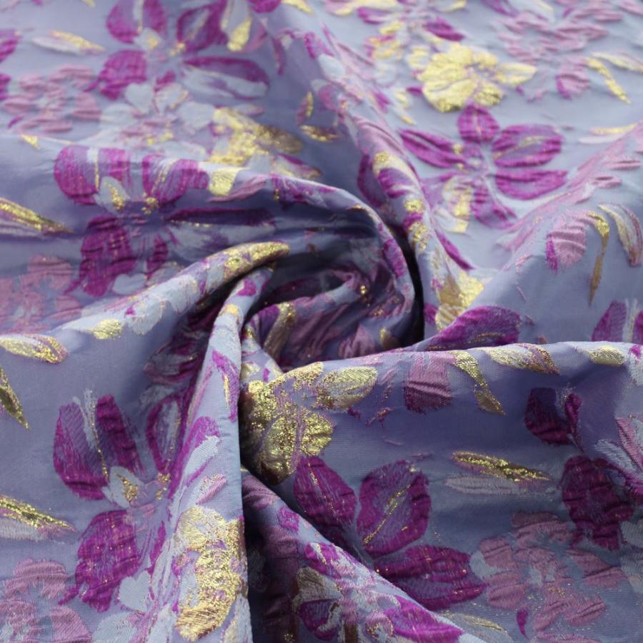 BROCADE Dress Fabrics Mauve Brocade 150cm (7810337996889)