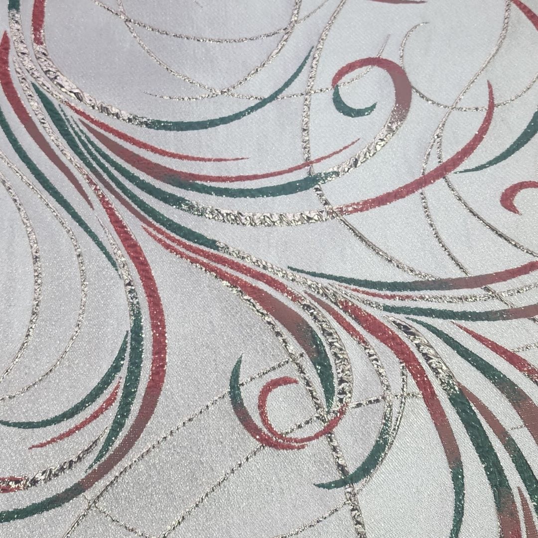 BROCADE Dress Fabrics Red Clara Brocade Fabric 150cm