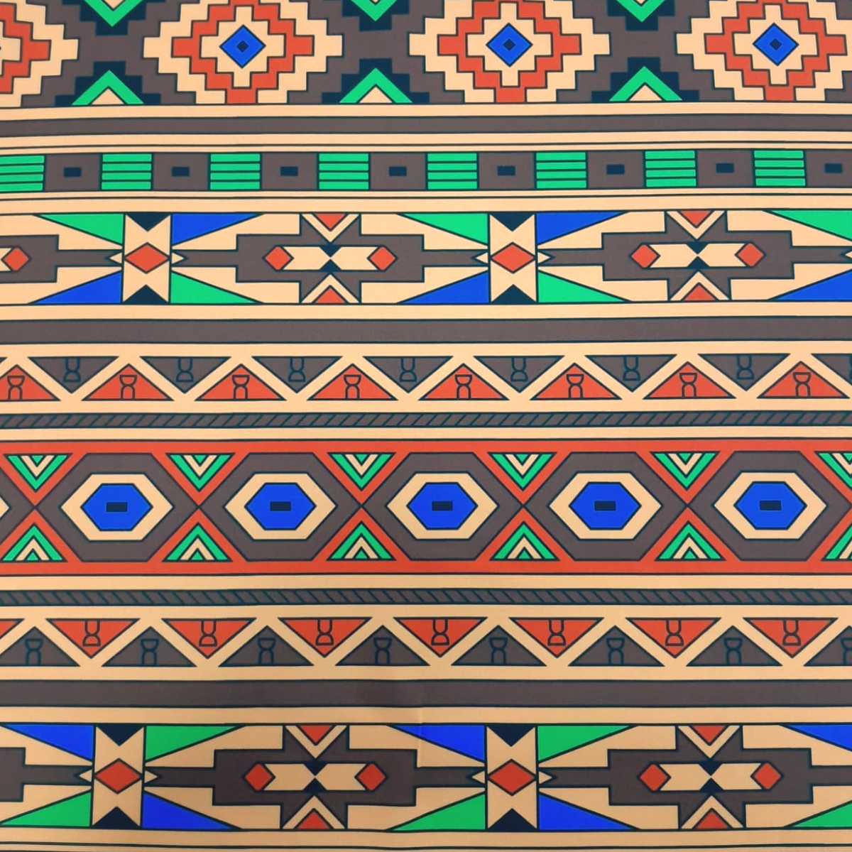 Fabric Printed Mini Matt Ndebele D35 140 cm.