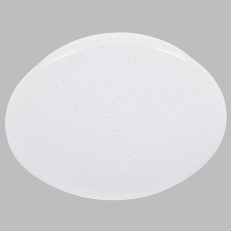 Brightstar CF012 12W LED Polycarbonate Ceiling Light with Starlight Patterned Polycarbonate Cover 3CCT White.