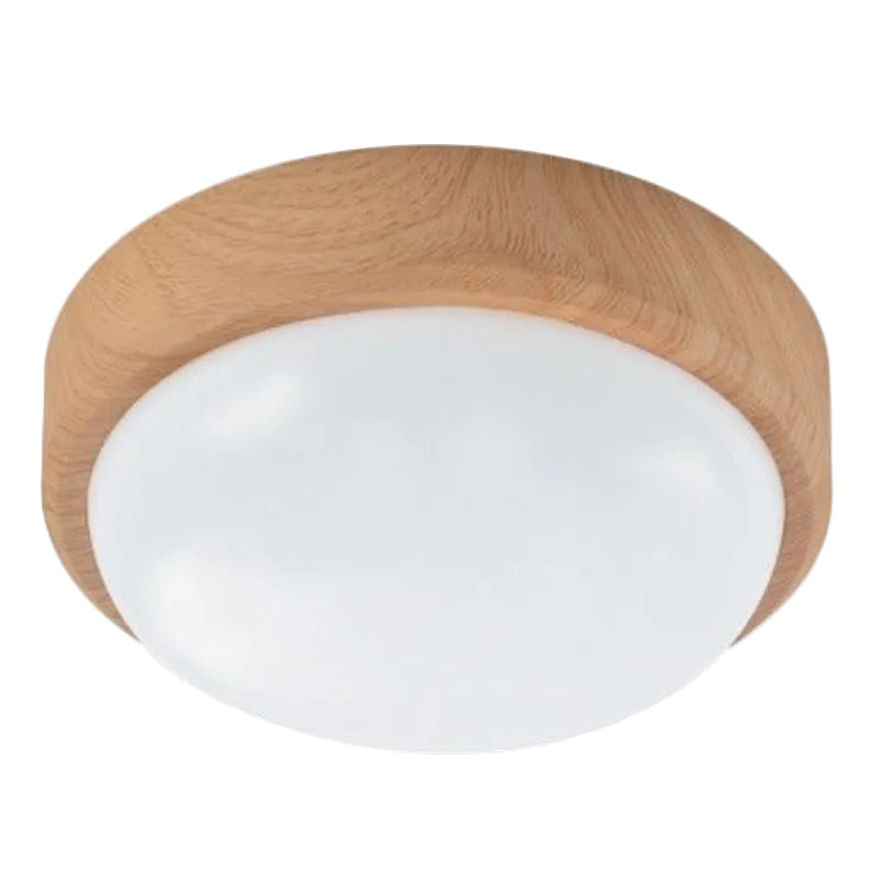 Brightstar CF128 LIGHT WOOD 20W LED 4000K IP54 Polycarbonate Ceiling Light