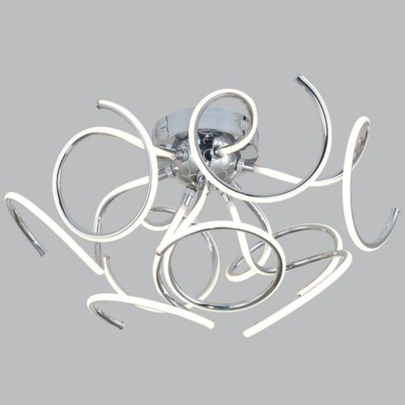 Brightstar CF161 37W LED Polished Chrome and PVC Ceiling Fitting