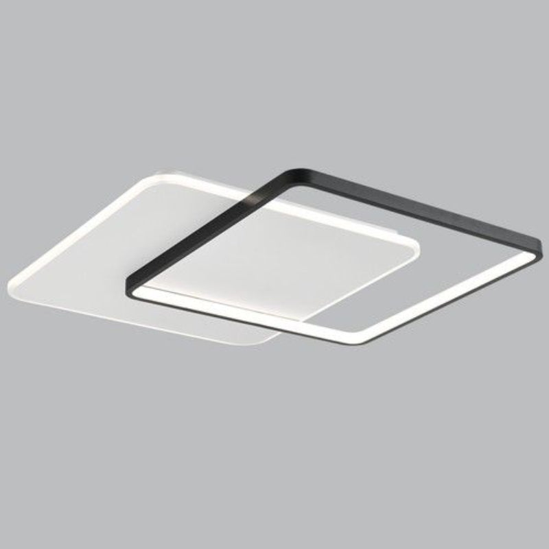 Brightstar CF275 BK/WH 40W LED CCT Metal and Acrylic LED Ceiling Fitting IP20 Black and White.
