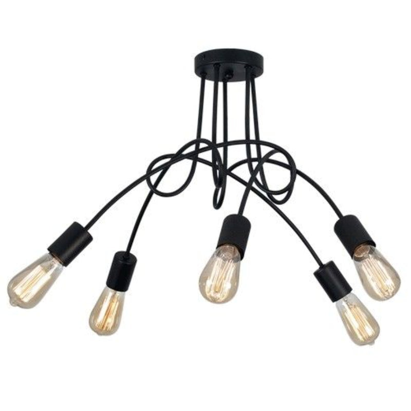 Brightstar CF384/5 BLACK Metal Ceiling Fitting.
