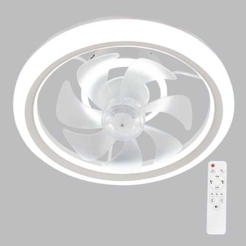 Brightstar FCF021 WHITE 38W LED CCT Ceiling Fan with Remote Control 20W DC Copper Coil Motor Fan White.