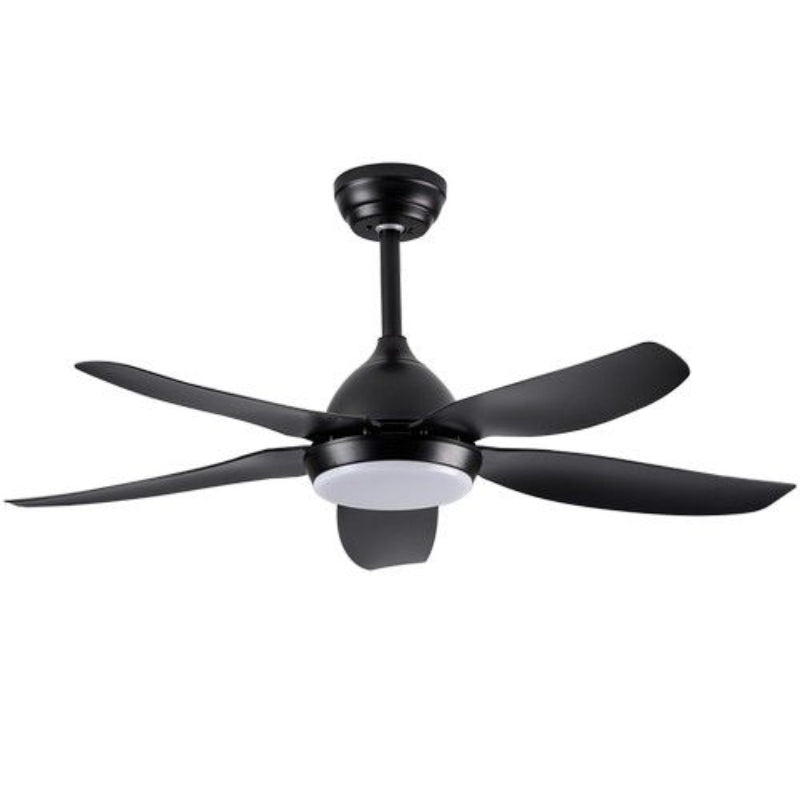 Brightstar FCF096 BLACK 18W LED CCT Ceiling Fan Black with Black ABS Blades.