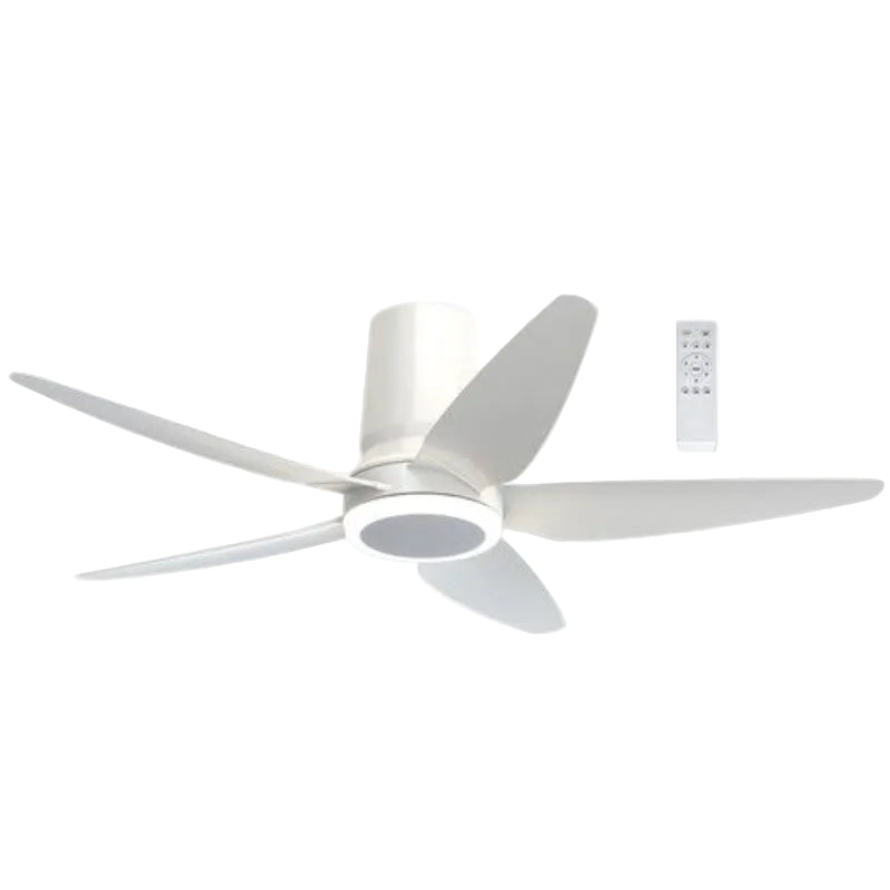 Brightstar FCF120 WHITE 18W LED CCT 35W Dc Motor 5 ABS Blades Ceiling Fan White with 6 Speed Remote Control