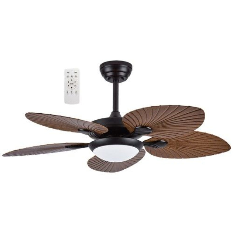 Brightstar FCF127 LED 3CCT 18W LED 5 ABS Blades Ceiling Fan, 44'' (112cm) 30W Copper Coil DC Motor Remote Control with 6 Speed Control