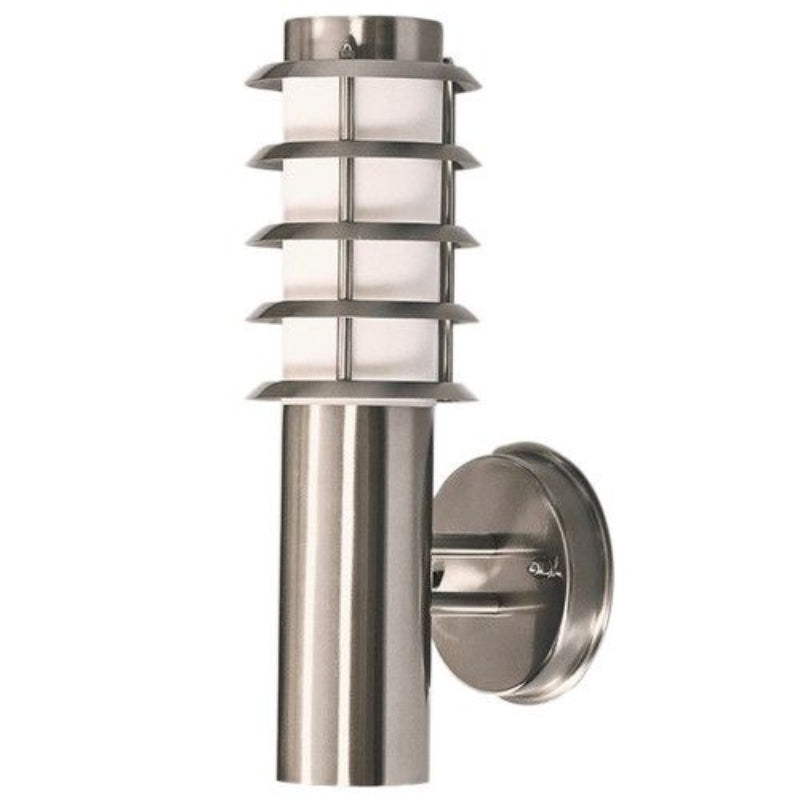 Brightstar L083 STAINLESS Stainless Steel with White Perspex Cover Outdoor Wall Light