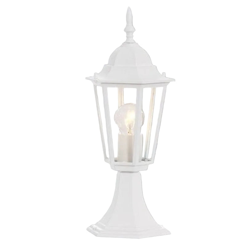 Brightstar L204 BK PILLAR 4 Panel Pillar Die Cast Aluminium Lantern Light Black