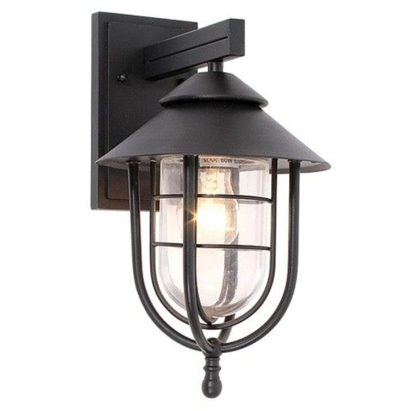 Brightstar L258 BK Die Cast Aluminium with Clear Glass.