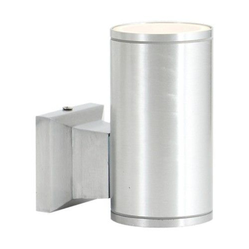 Brightstar L270 ALU Up Or Down Facing Die Cast Aluminium with Glass GU10 Outdoor Wall Light