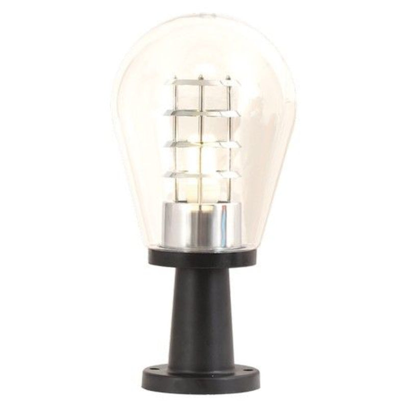 Brightstar L307 CLEAR PVC Base with Clear Polycarbonate Cover IP44 E27 Pillar Light