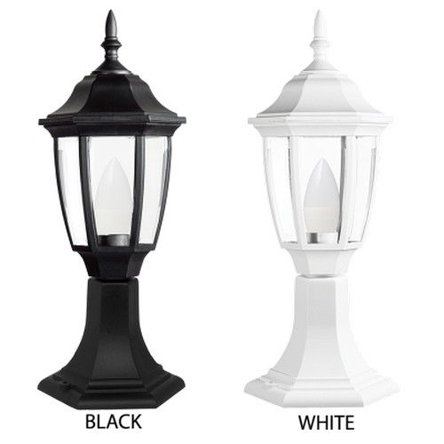 Brightstar L341 BLACK, L341 WHITE PP and 6 Panel Beveled Clear PC Pillar (Multiple Colours/Finishes)