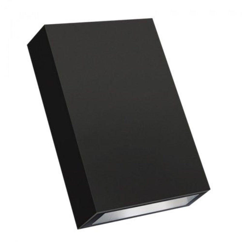 Brightstar L375 MATT BLACK PC LED Wall Light IP65 Up and Down Facing 4W LED 4000K.