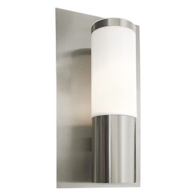 Brightstar L601 STAINLESS Stainless Steel with White Polycarbonate Cover Outdoor Wall Light.