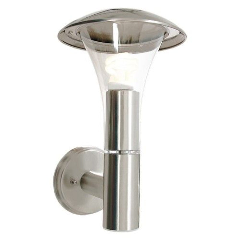 Brightstar L603 STAINLESS Stainless Steel with Clear Polycarbonate Cover Outdoor Wall Light