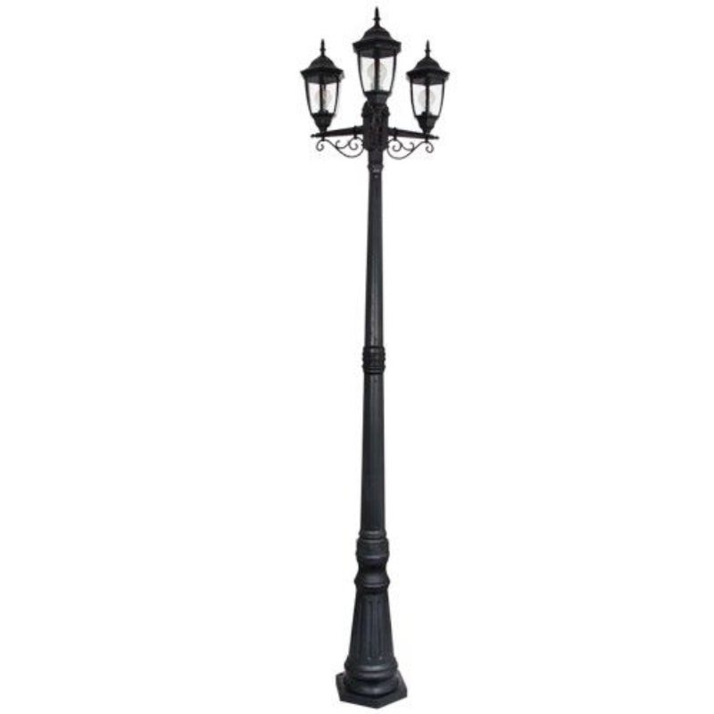 Brightstar LFL034 BLACK 6 Panel Polypropylene Base with Clear PC IP44.