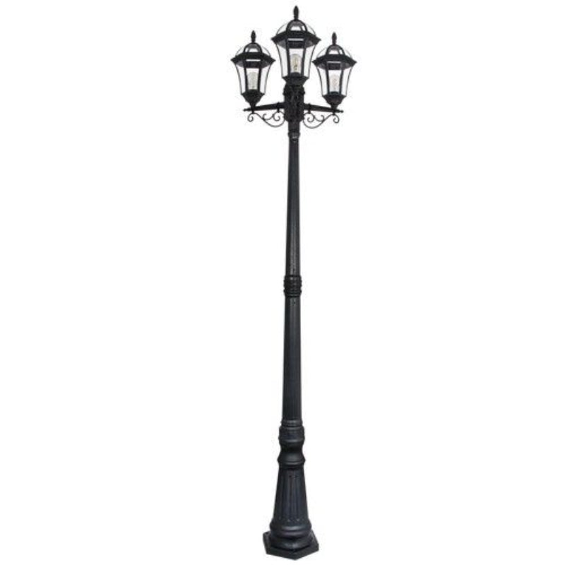 Brightstar LFL037 BLACK 6 Panel Polypropylene Base with Clear PC IP44.