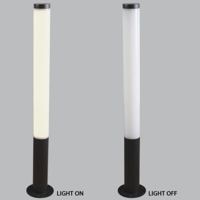 Brightstar LFL044 BLACK 20W LED 3000K IP65 Bollard 1000mm Black.