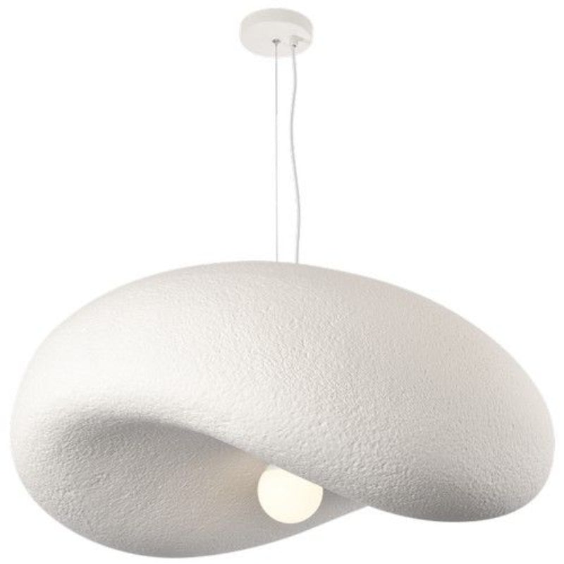 Brightstar PEN037 WHITE Metal and Foam Pendant E27 700mm White