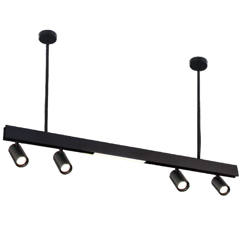 BrightStar PEN464 MATT BK LED Aluminium Pendant 50W 4000K Matt Black.