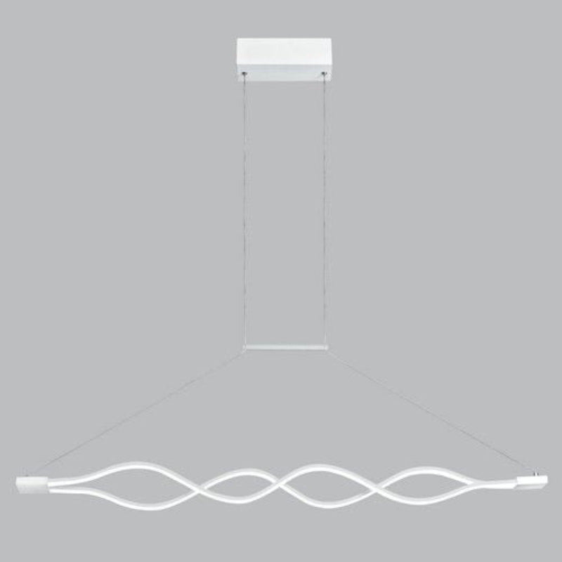 Brightstar PEN732 LED White Aluminium and Plastic LED Pendant.