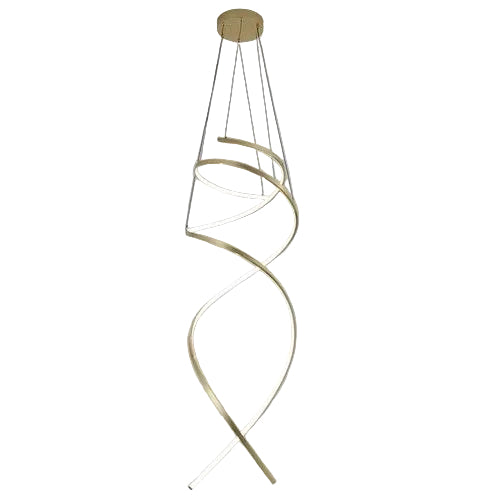 Brightstar PEN965 GOLD 37W LED CCT Metal and Acrylic Pendant with Remote Control Dimmable