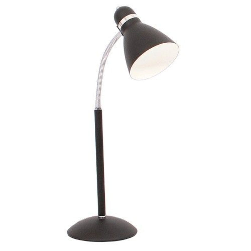 Brightstar TL311 BLACK, TL311 WHITE Metal Desk Lamp with Flexi Arm (Multiple Colours/Finishes)