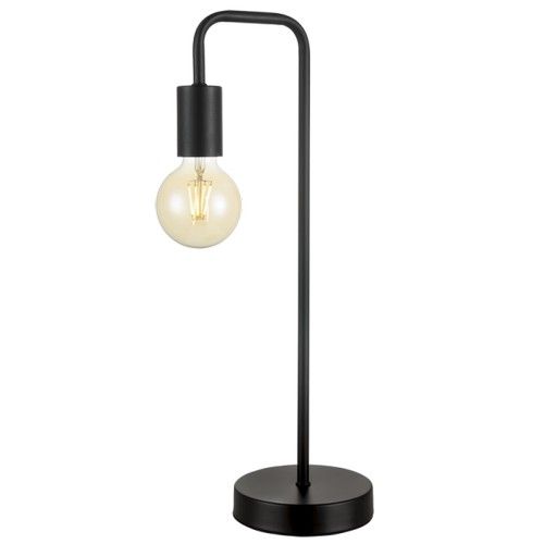 Brightstar TL620 BLACK Sand Black Metal Table Lamp Black