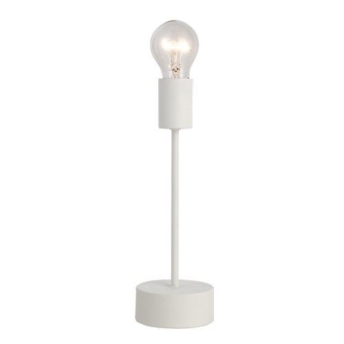 BrightStar TL634 SAND WH Metal Table Lamp - 1 x 40W ES (Not Included) Sand White.