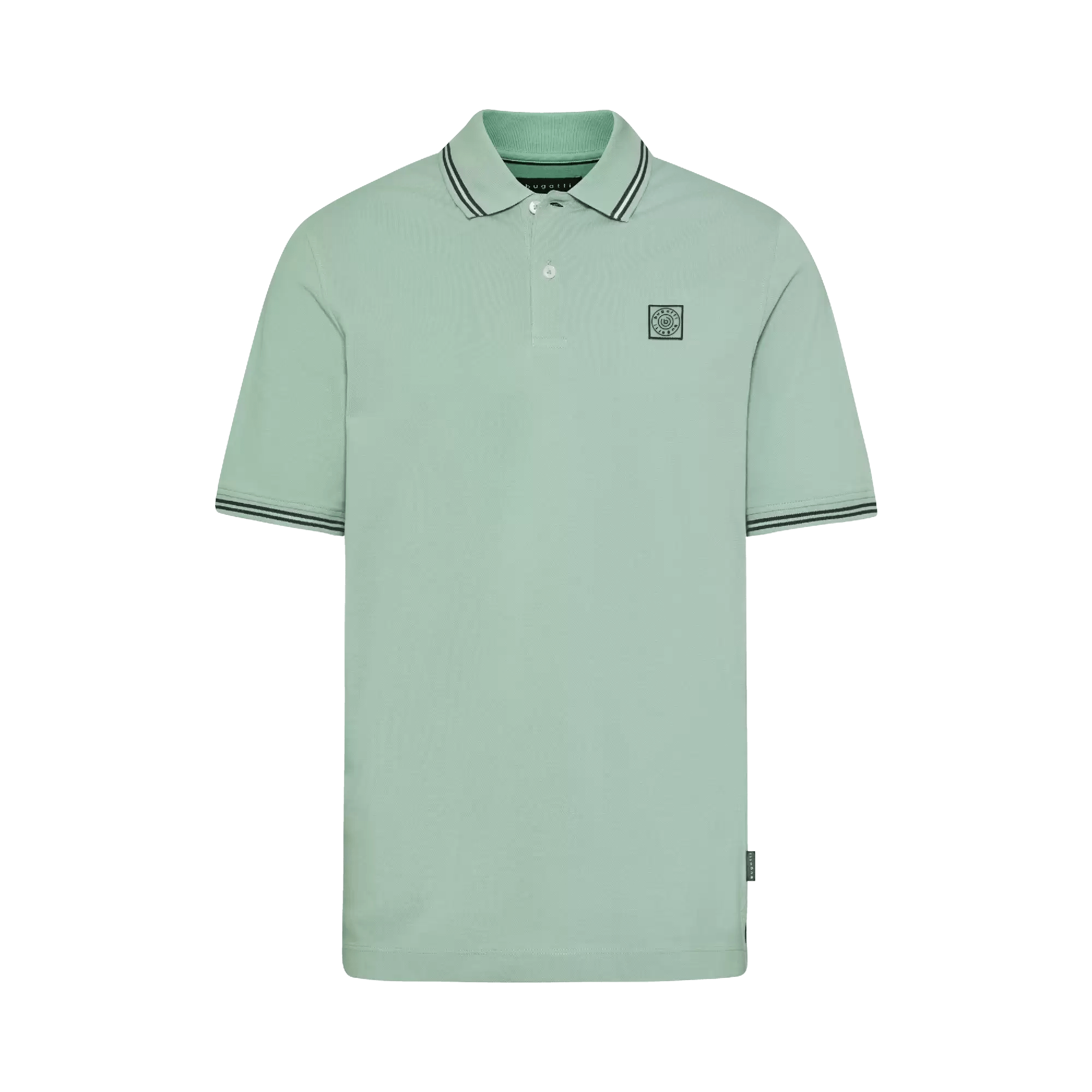 Bugatti Golf T Shirt Bugatti Men's Golf T Shirt With Contrasting Stripes in Mint (7778199765081)