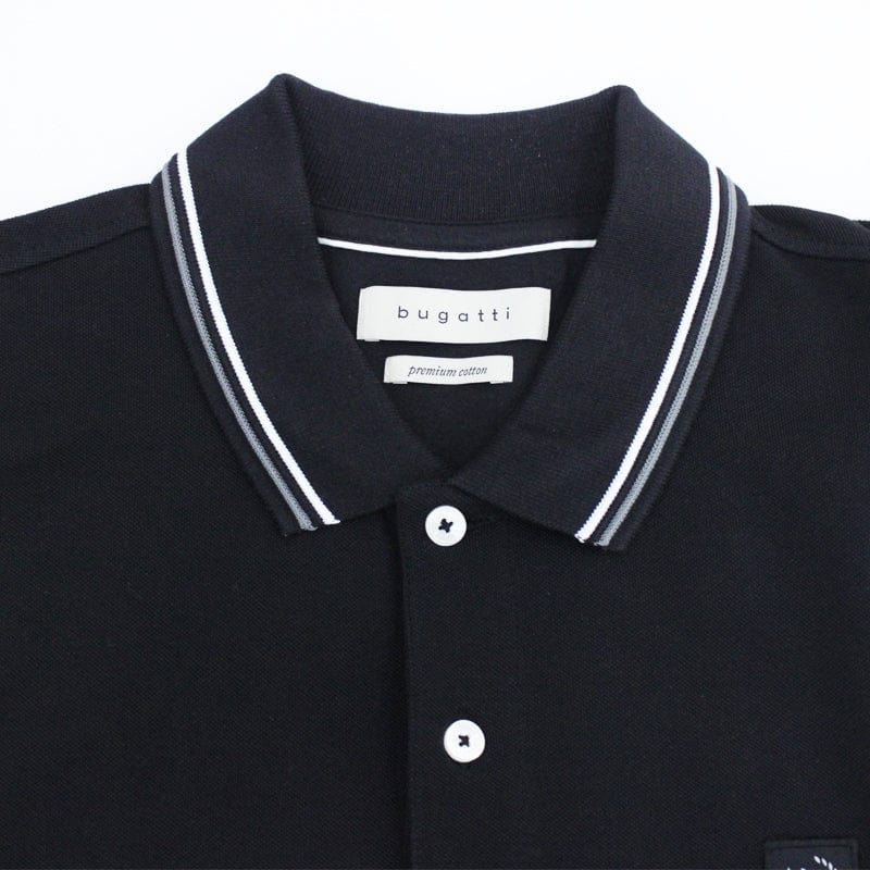 Bugatti Golf T Shirt S Bugatti Golfer Black 8150