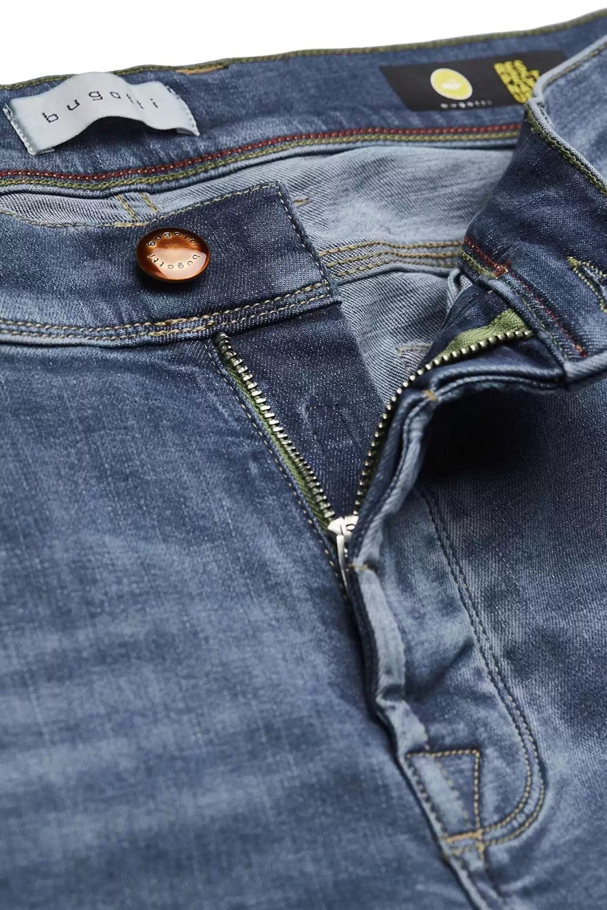 Bugatti Jeans Bugatti Men's Jeans In a Distressed Look in Blue