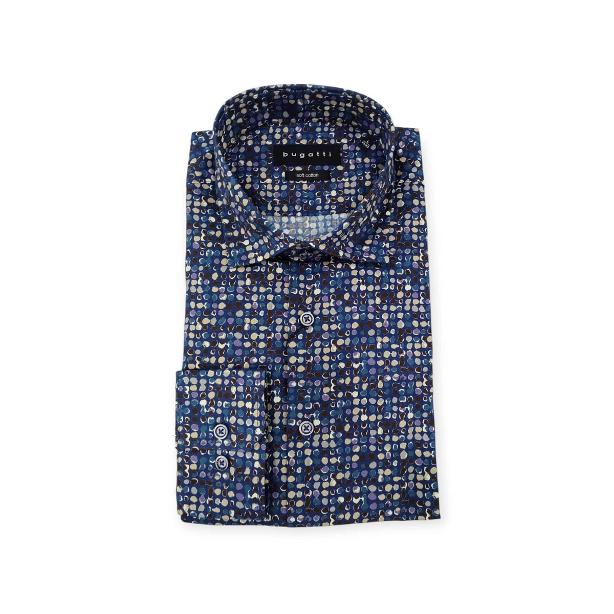Bugatti Shirt Bugatti Men's Shirt Navy