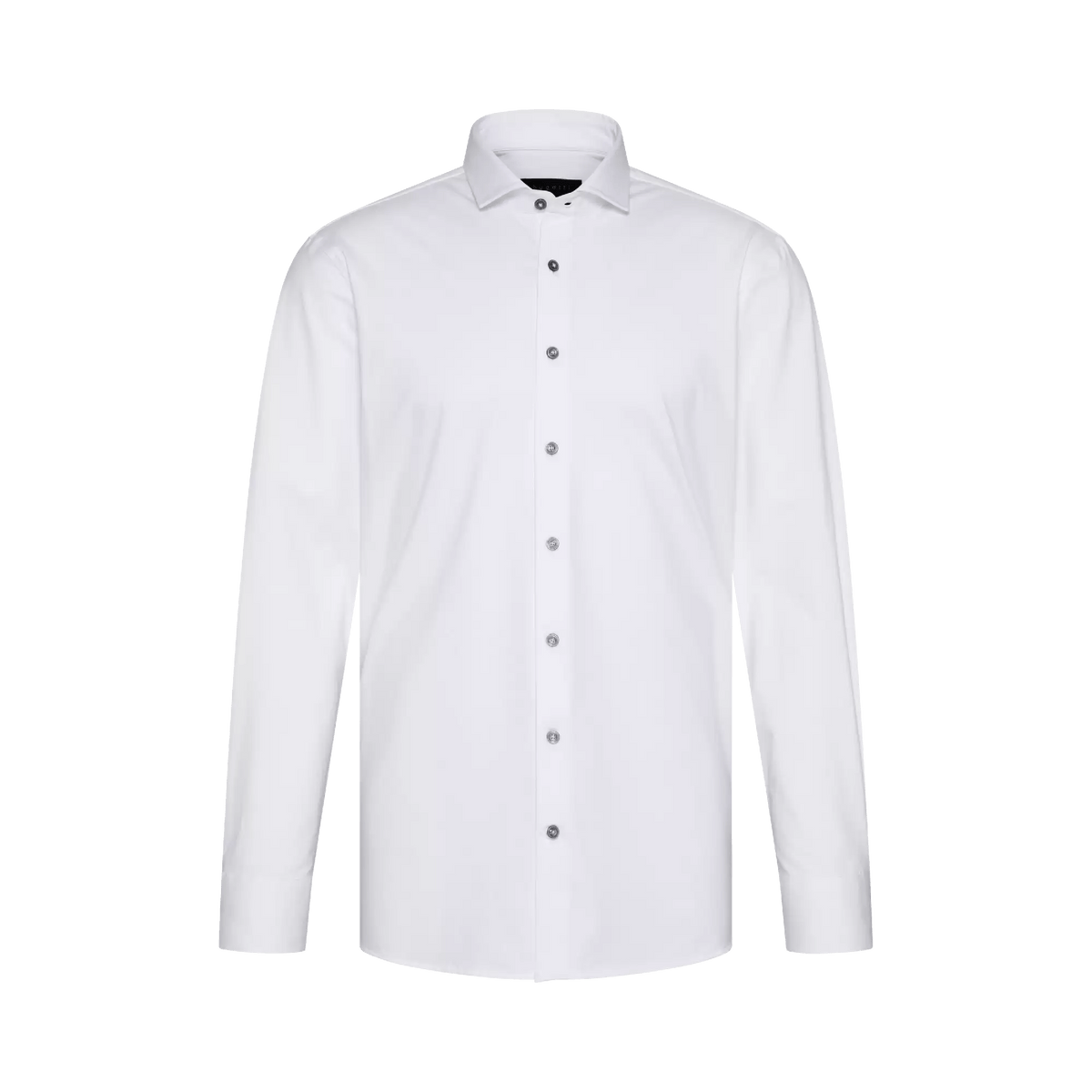 Bugatti Shirts Bugatti Long-sleeved shirt Extra comfortable in white (7778090647641)