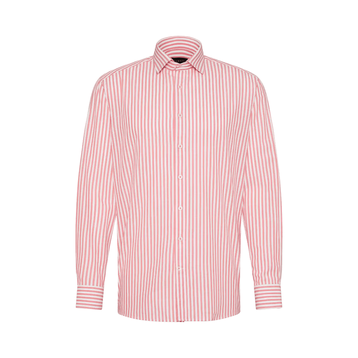 Bugatti Shirts Bugatti Men's Casual Shirt In A Striped Look In Apricot (7778048278617)