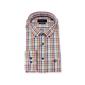 Bugatti Shirts Bugatti Men's Check shirt Navy Check